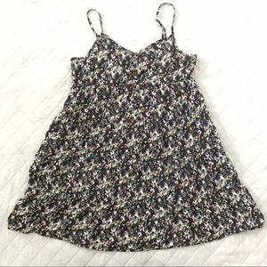 Multi Color Print Flower Dress
